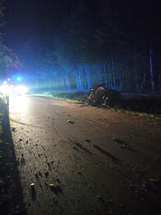 Wypadek drogowy na ul. Opolskiej w Poniatowej