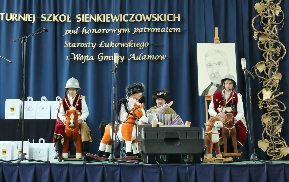 XIII Turniej Szkół Sienkiewiczowskich pod honorowym patronatem Starosty Łukowskiego i Wójta Gminy Adamów