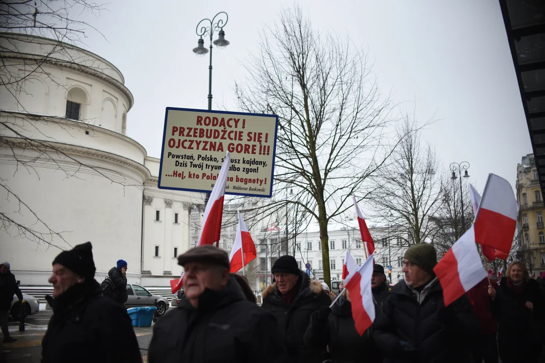 Protest Warszawa część kolejna