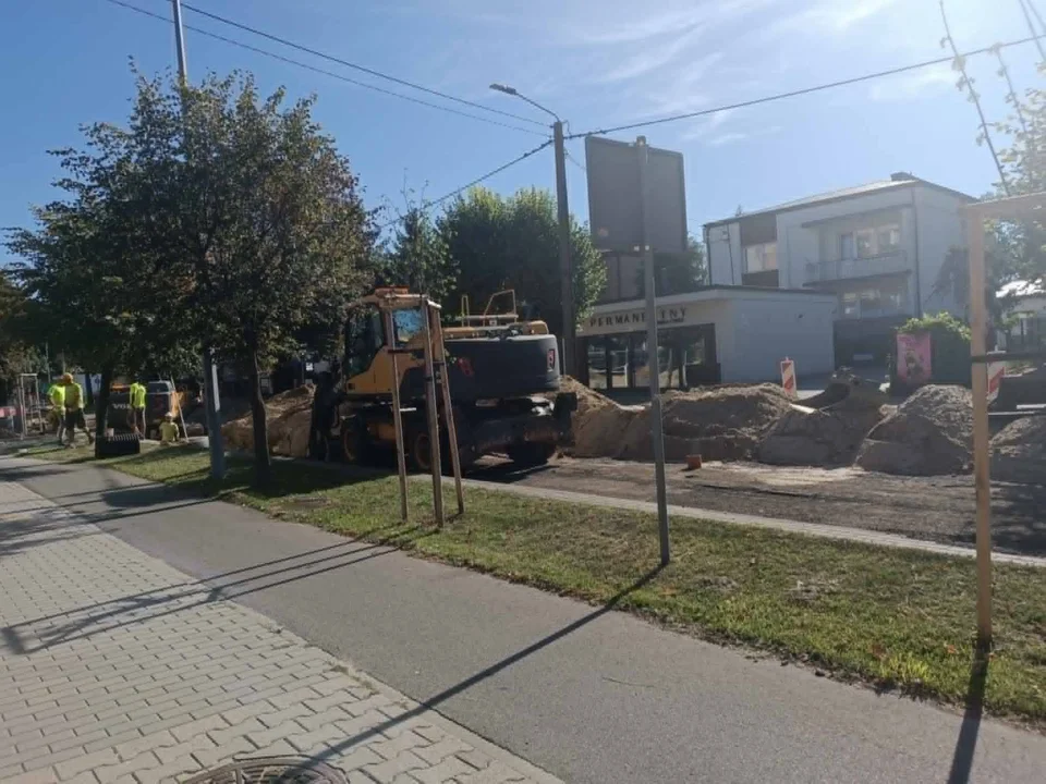 Prace przy Słowackiego 14.08