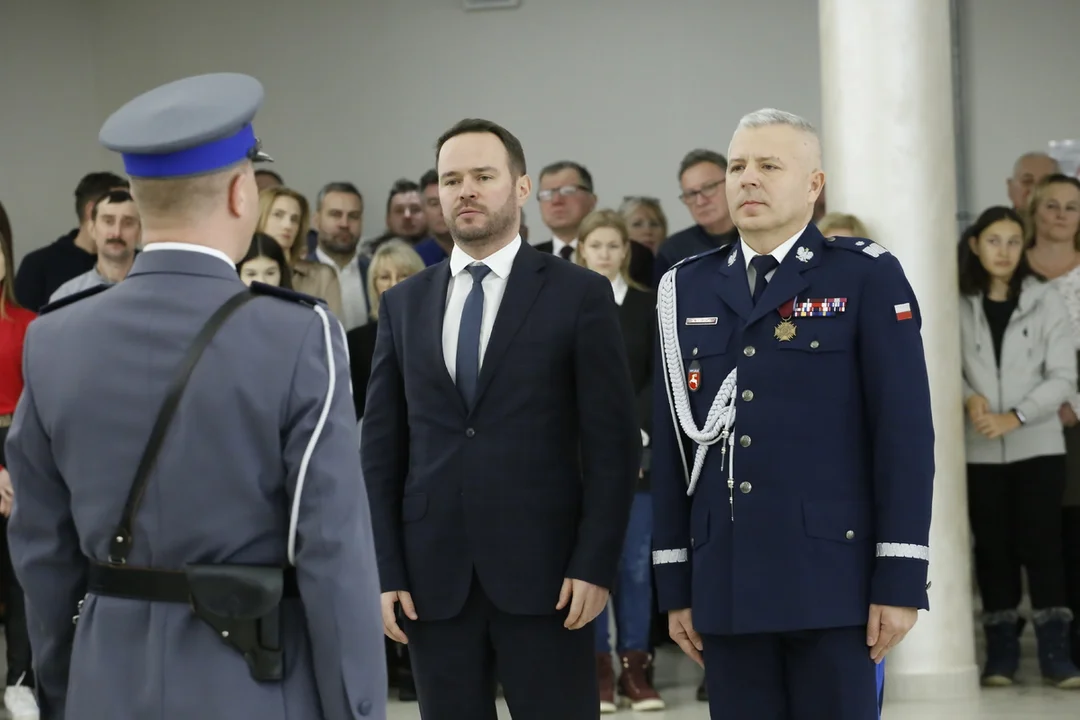 Nowi funkcjonariusze w lubelskiej policji. Złożyli już uroczyste ślubowanie