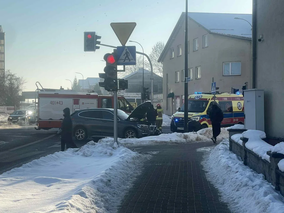 Uwaga! Zderzenie w centrum miasta. Duże utrudnienia - Zdjęcie główne