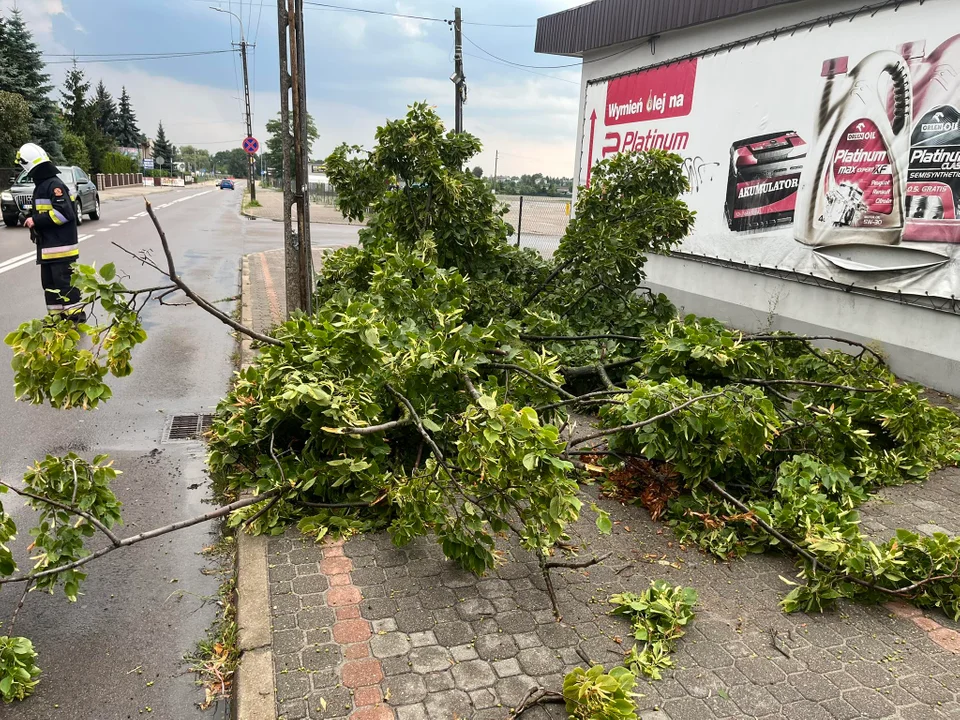 Burza przeszła przez Łuków