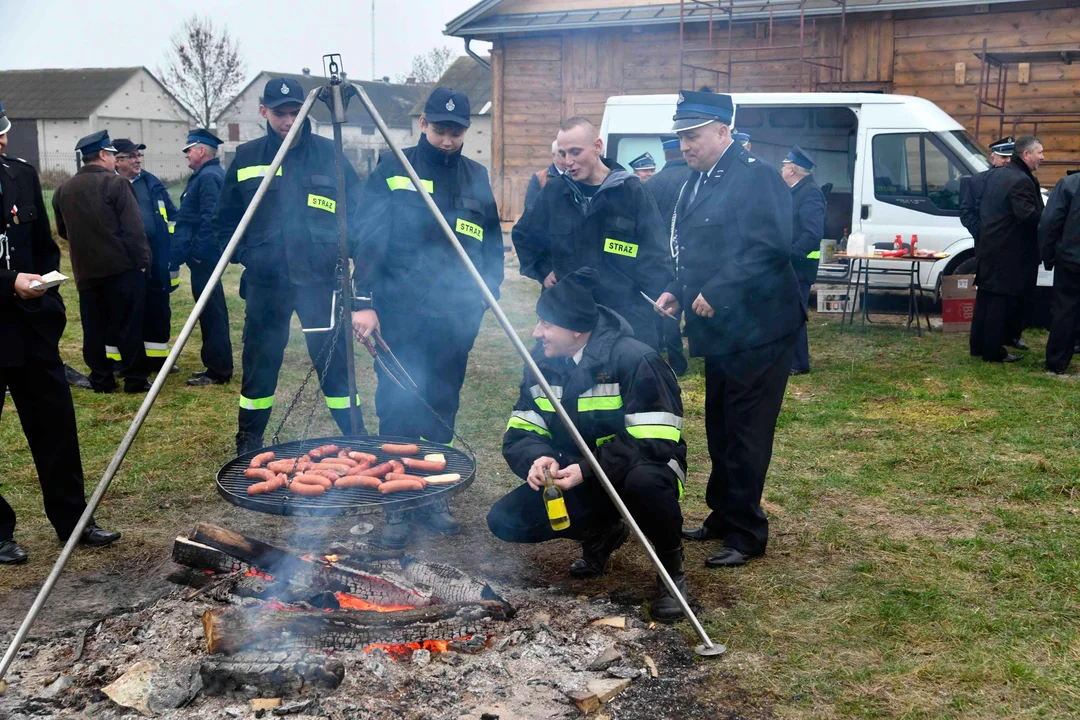 Zarzec Łukowski Msza Św. w intencji zmarłych strażaków z gminy Łuków