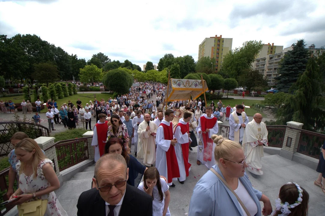 Procesja  Bożego Ciała w Puławach