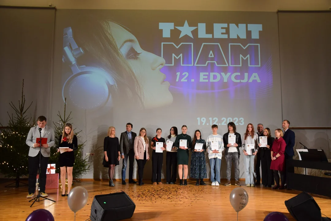 12. Edycja konkursu "TALENT MAM" w I LO im. T. Kościuszki w Łukowie.