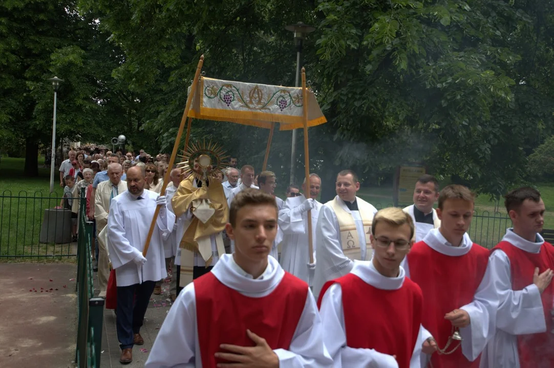 Procesja  Bożego Ciała w Puławach