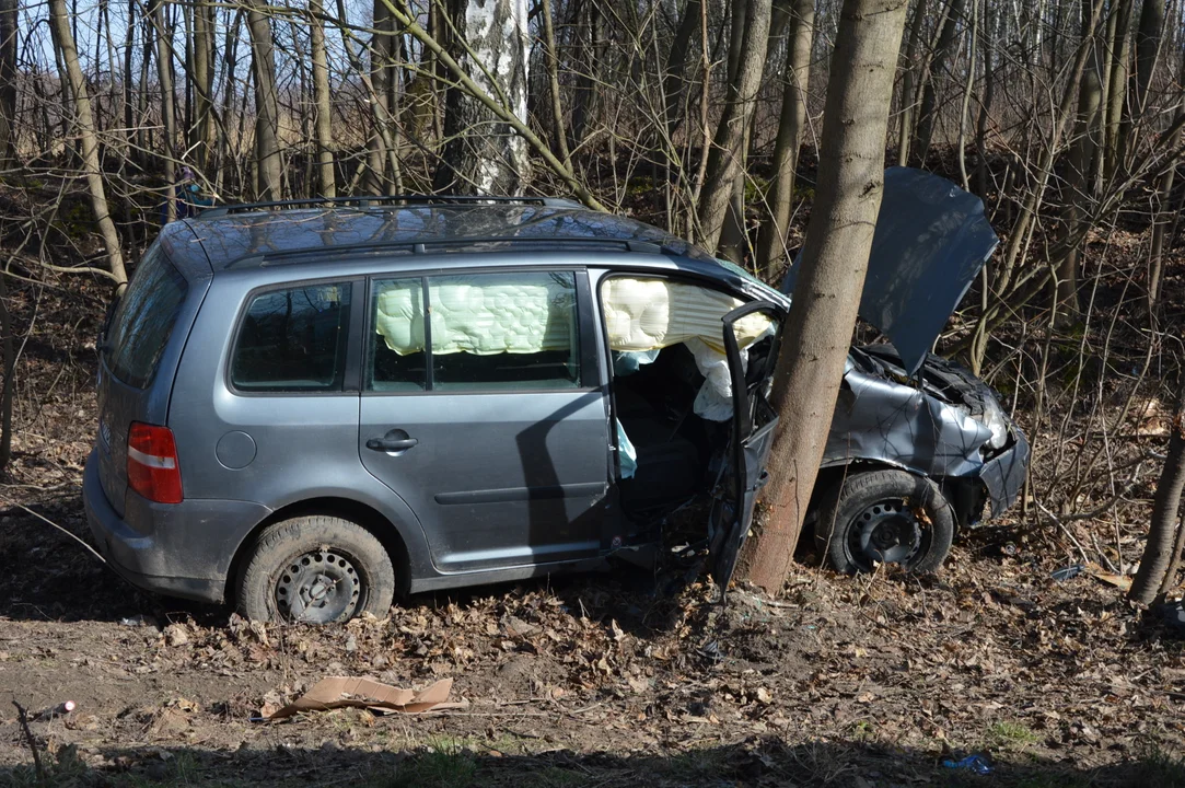 Wypadek drogowy w Kawęczynie