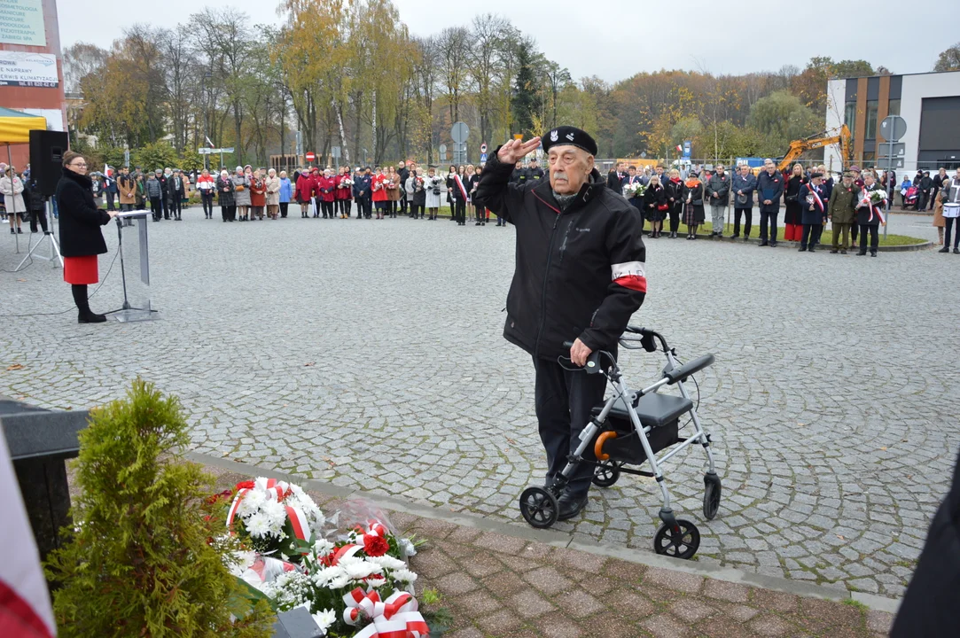 Obchody 105. rocznicy odzyskania niepodległości w Poniatowej