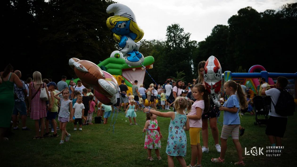 Festiwal Balonów, Baniek Mydlanych i Kolorów w Parku Miejskim w Łukowie