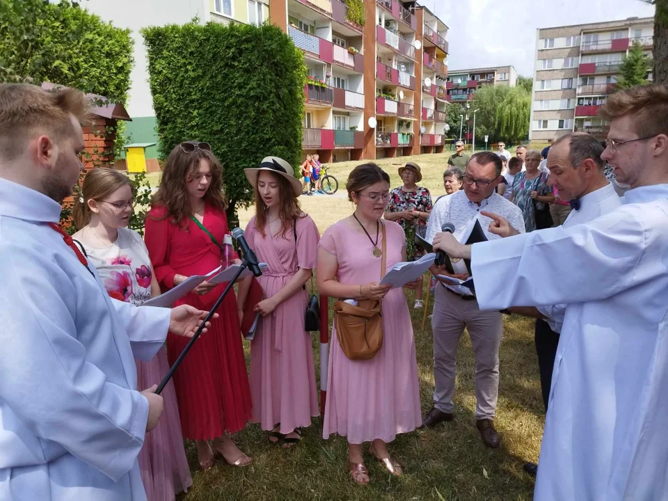 Uroczystość Najświętszego Ciała i Krwi Chrystusa w parafii Świetego Brata Alberta w Łukowie