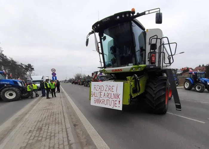 W czasie strajku rolników trasa Lublin – Łęczna jest przejezdna. Ale obwodnicą nie pojedziesz - Zdjęcie główne