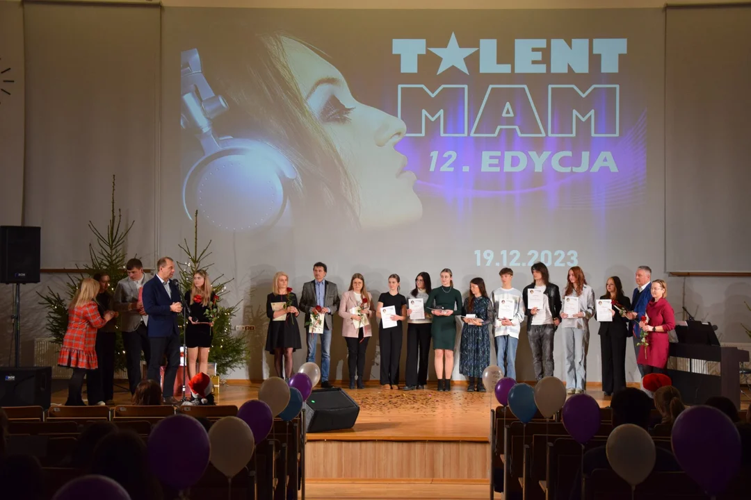 12. Edycja konkursu "TALENT MAM" w I LO im. T. Kościuszki w Łukowie.