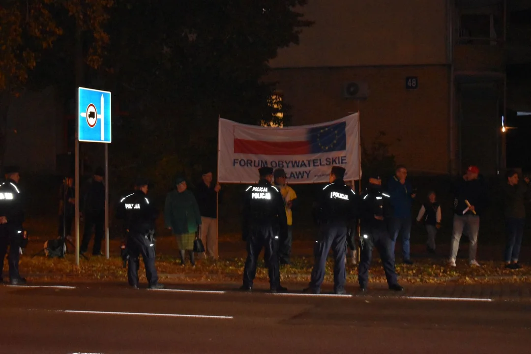 Spotkanie z Jarosławem Kaczyńskim w Puławach