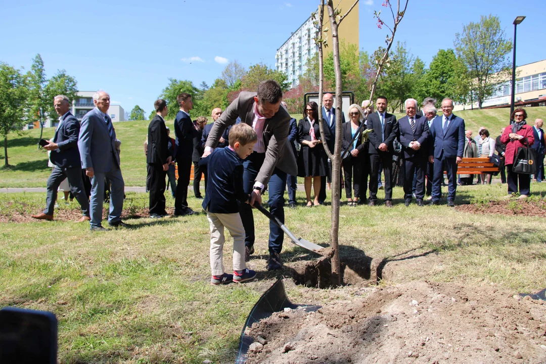 Otwarcie skweru im. Izabelli Sierakowskiej w Lublinie