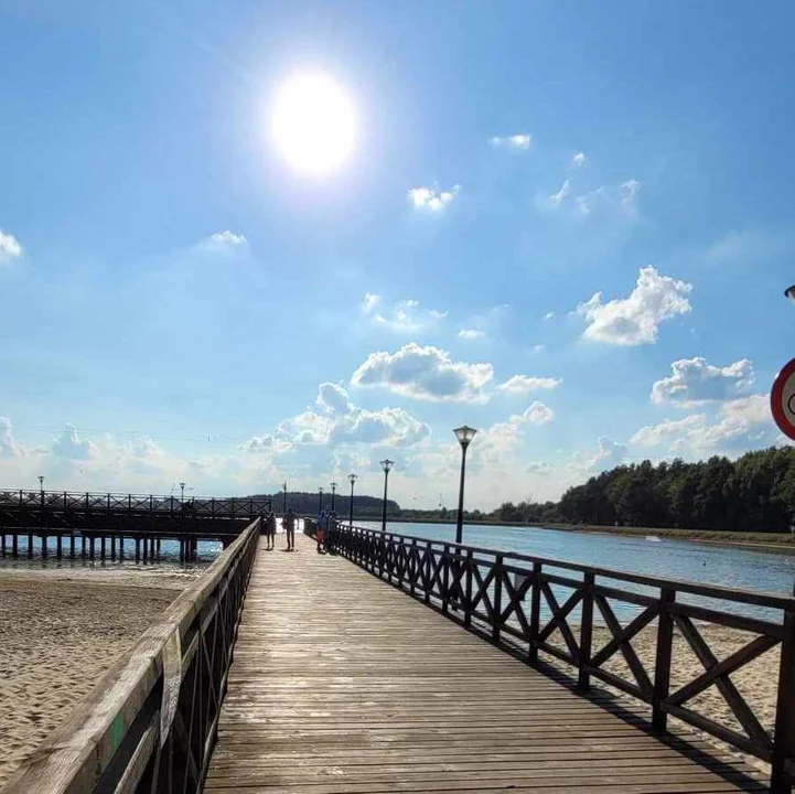 Jeszcze plażujemy nad Zalewem w Łukowie