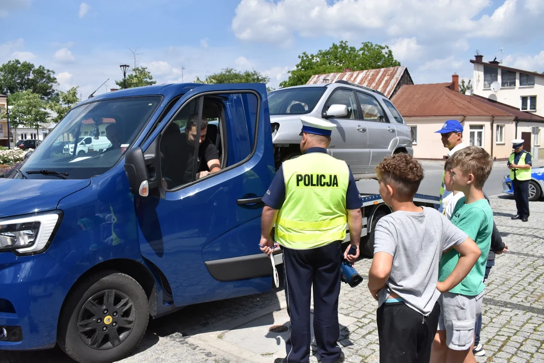 Akcja Bezpieczne wakacje w SP w Końskowoli