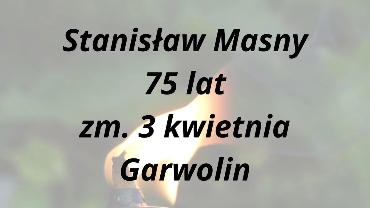 Nekrologi z Garwolina
