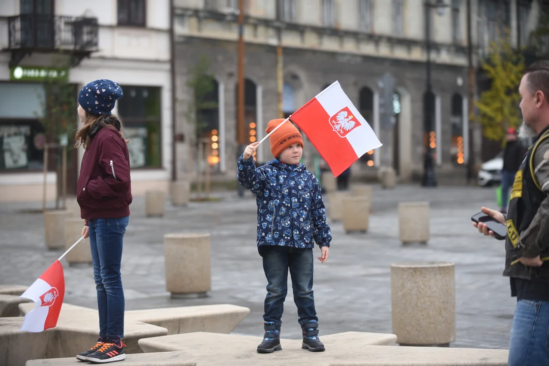 Lublin: mieszkańcy wybrali się na spacer z biało czerwonymi flagami [ZDJĘCIA] - Zdjęcie główne