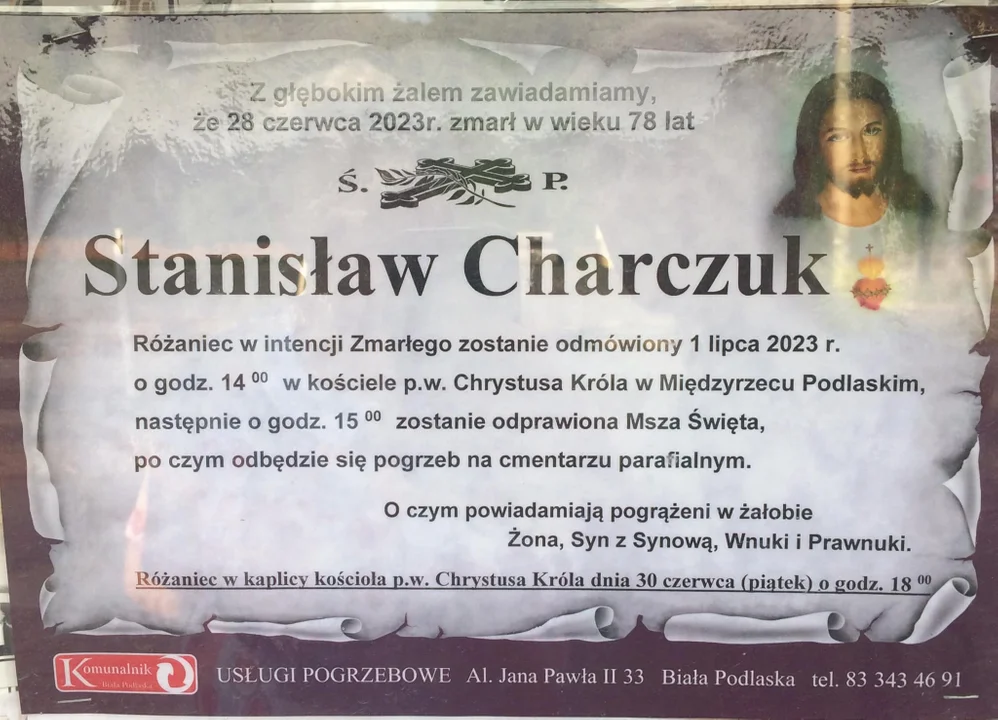 Odeszli od nas w czerwcu - Nekrologi z Międzyrzeca Podlaskiego (ZDJĘCIA) - Zdjęcie główne