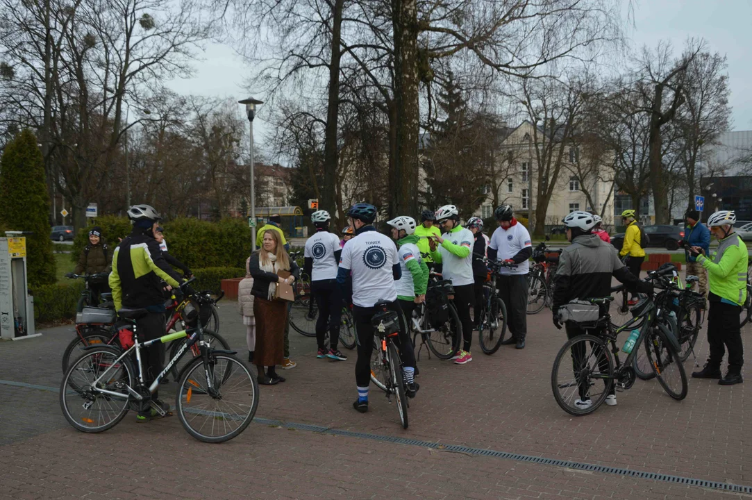 Pierwszy trening Puławskiej Grupy Rowerowej