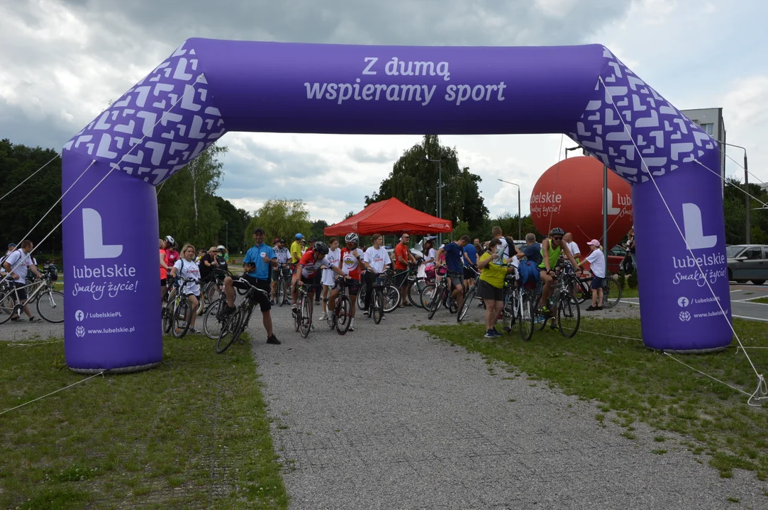 Rajd rowerowy Tour de Lubelskie w Poniatowej