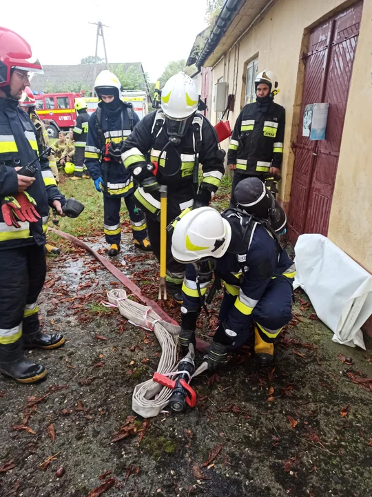 Gmina Wojcieszków. Strażacy z OSP szkolili się gaszenia pożarów