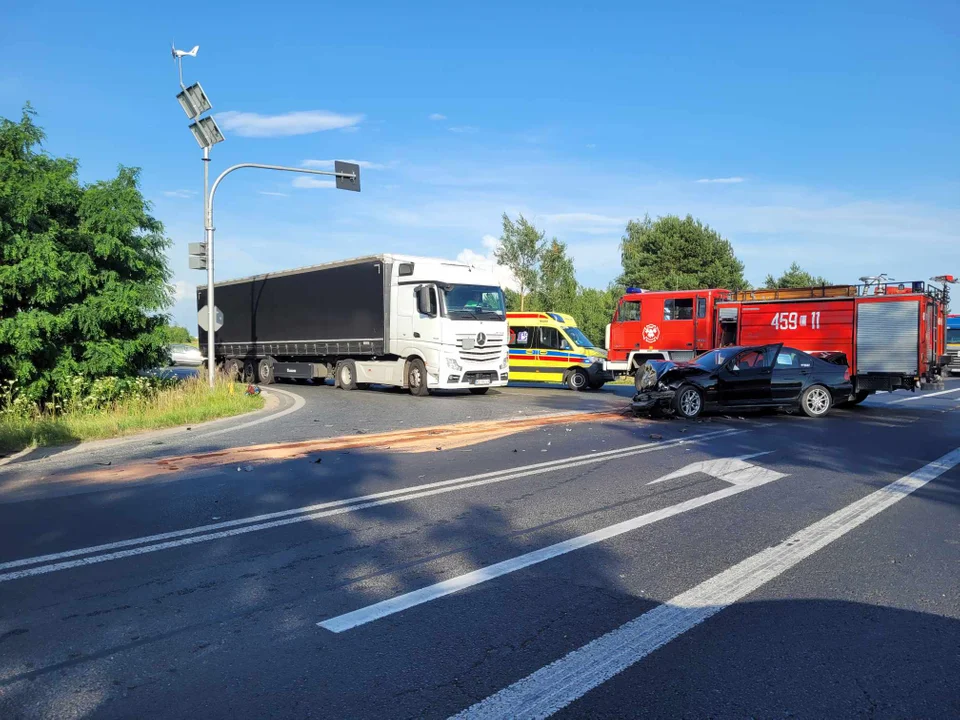 Zderzenie na obwodnicy Lubartowa