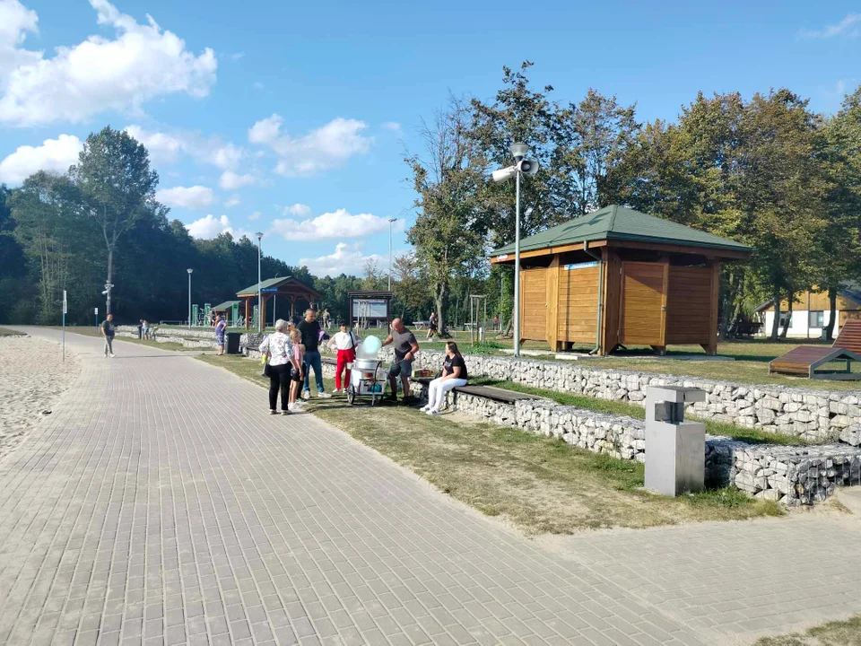 Jeszcze plażujemy nad Zalewem w Łukowie