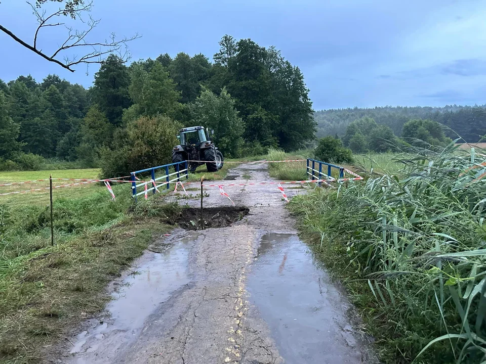 Interwencje strażaków z Krzywdy