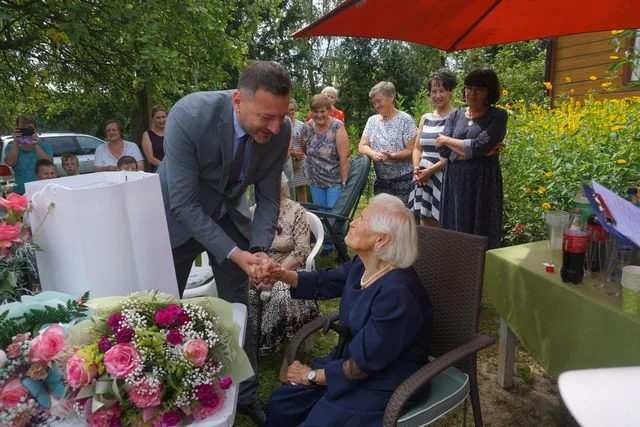 100 - lecie urodzin mieszkanki gminy Nałęczów