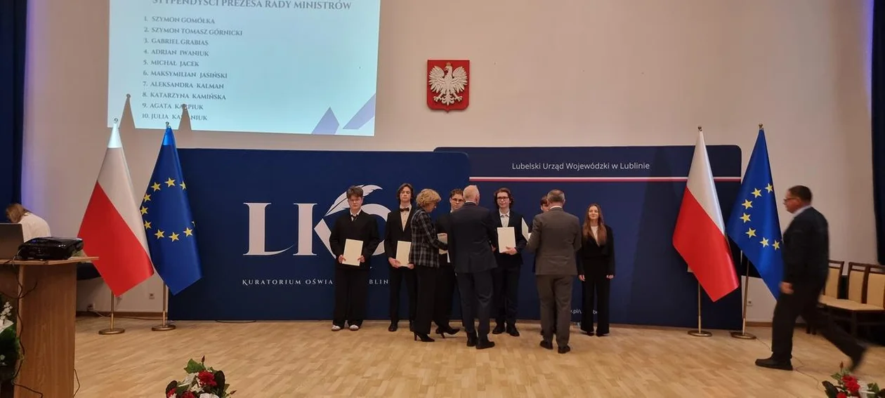 Gala stypendystów w Lublinie