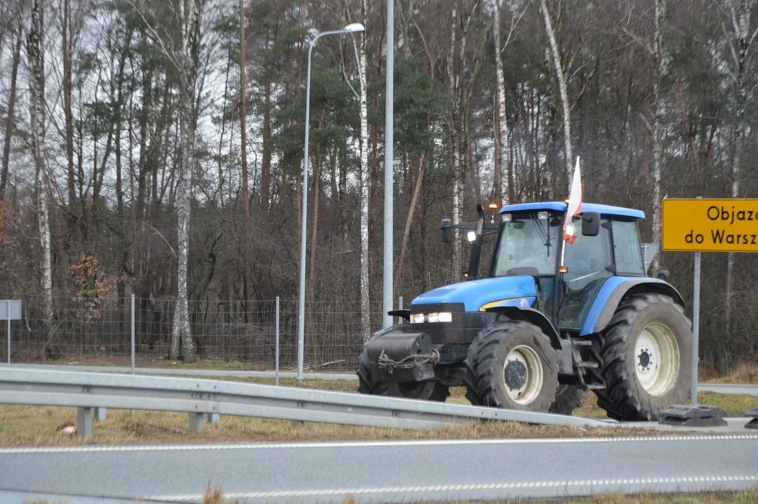 Protest rolników w Żyrzynie