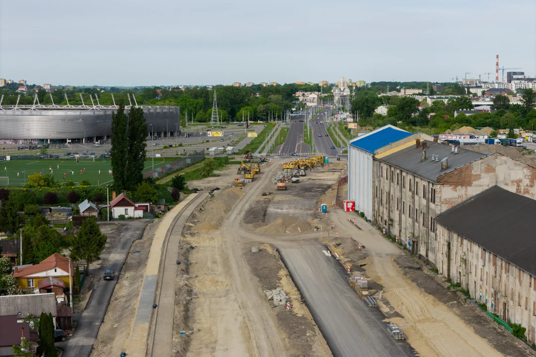 Lublin: Budowa przedłużenia ul. Lubelskiego Lipca '80 trwa od roku. Co udało się już zrobić?