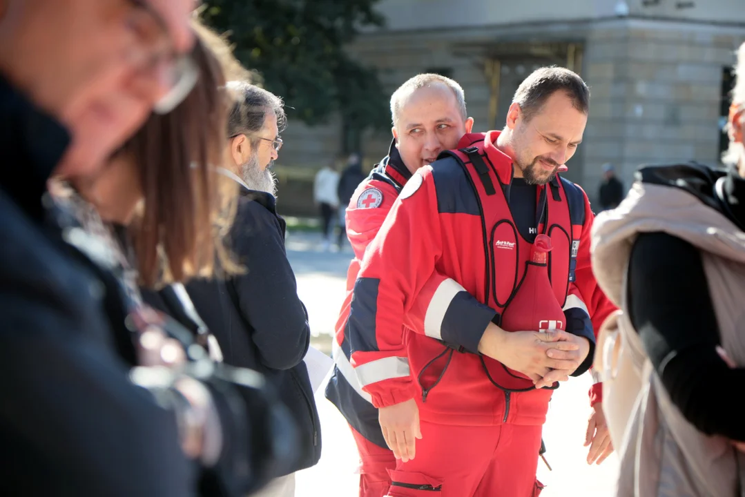 Lublin: PCK uczyło pierwszej pomocy i pakowania plecaka ewakuacyjnego