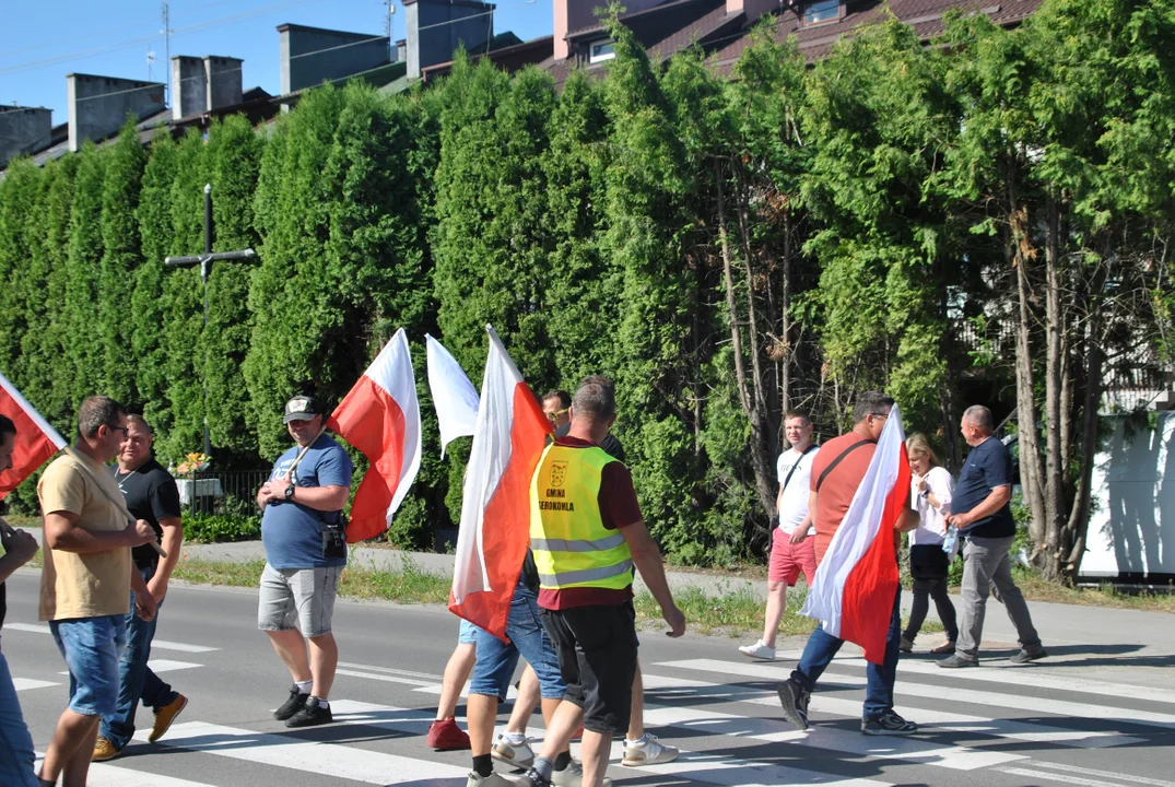 Protest rolników w Opolu Lubelskim