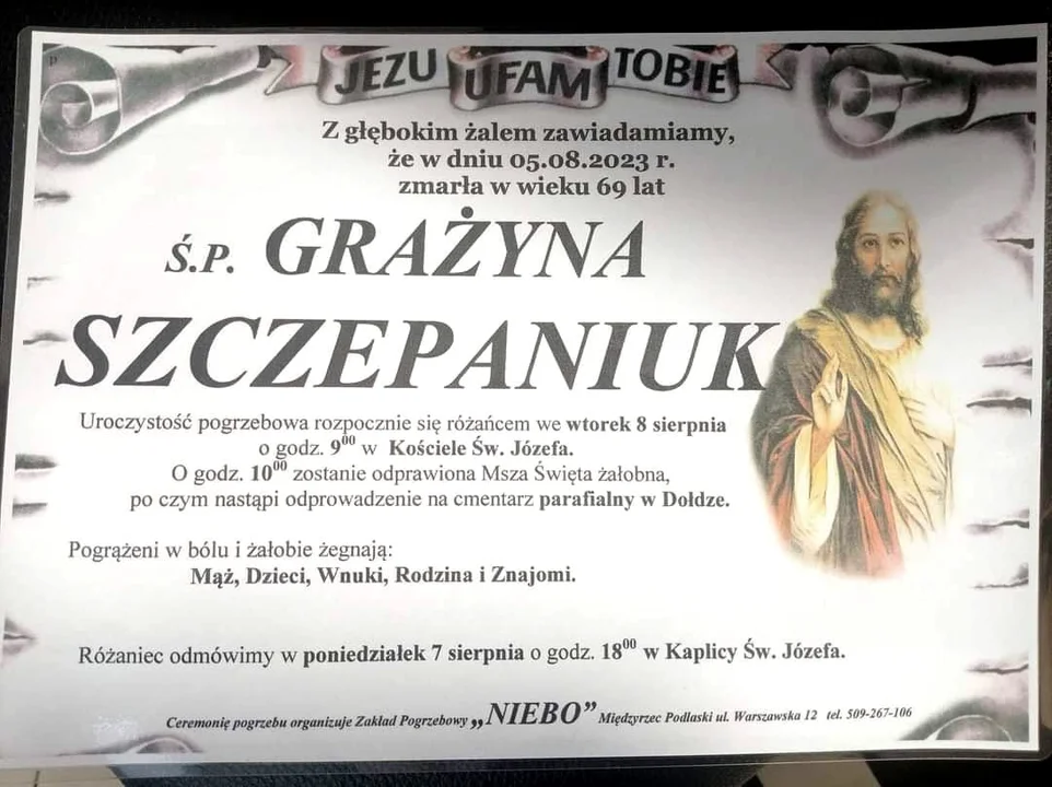 Odeszli od nas w sierpniu - Międzyrzec Podlaski (ZDJĘCIA) - Zdjęcie główne