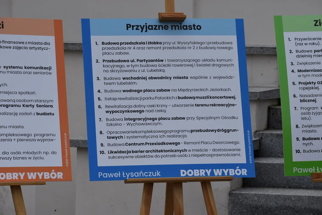 Paweł Łysańczuk przedstawił plan na Międzyrzec Podlaski