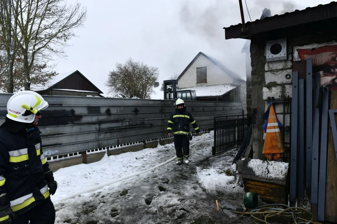 Pożar w Wólce Świątkowej