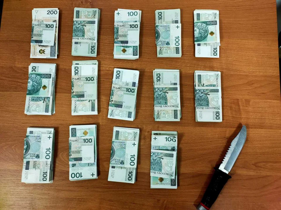 Lublin: "Wnuczek" przeszedł z nożem po pieniądze seniorki. Policja złapała go na gorącym uczynku
