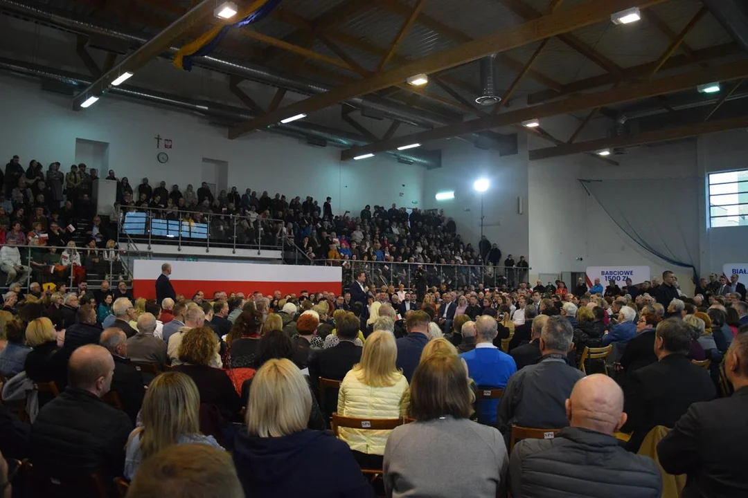 Donald Tusk i Rafał Trzaskowski w Białej Podlaskiej