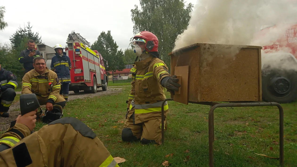 Gmina Wojcieszków. Strażacy z OSP szkolili się gaszenia pożarów