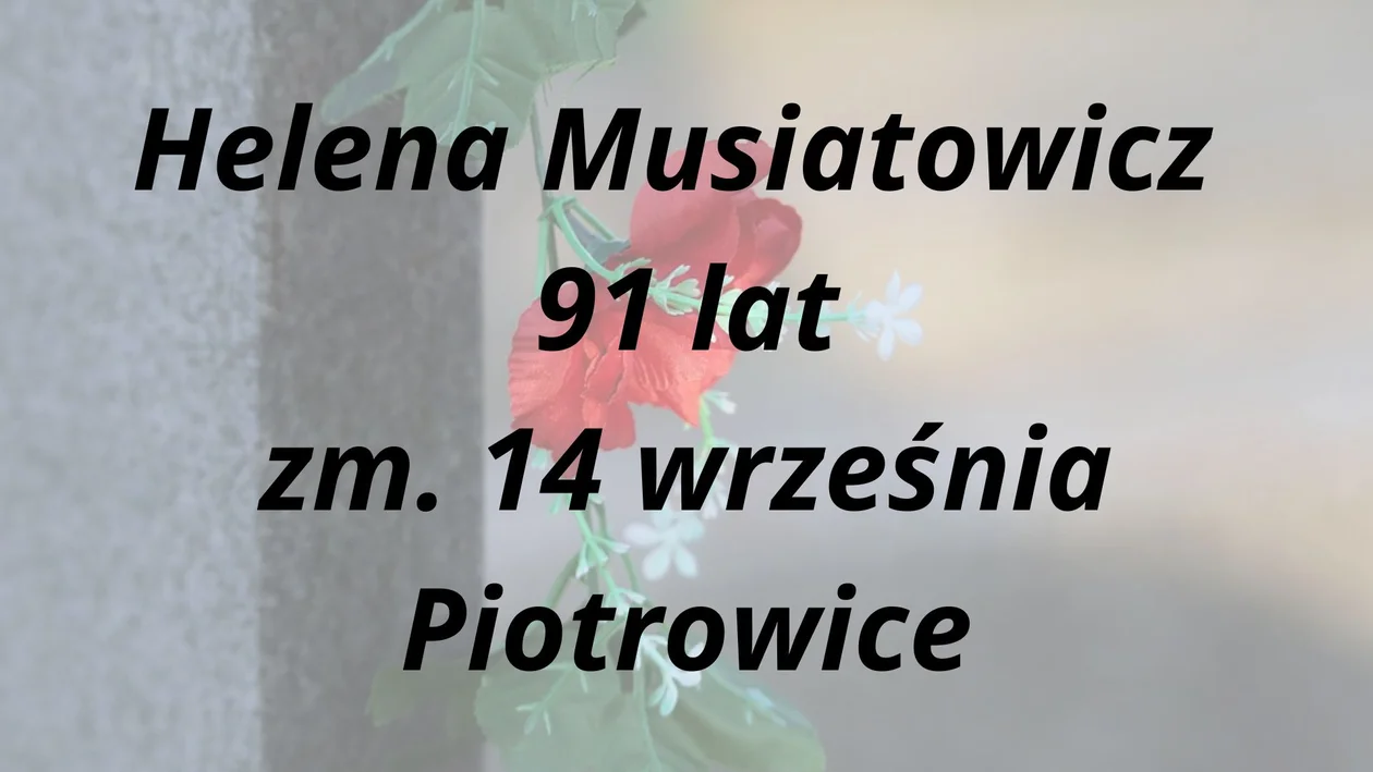 Zmarli z powiatu puławskiego ( 14 -  21 września)