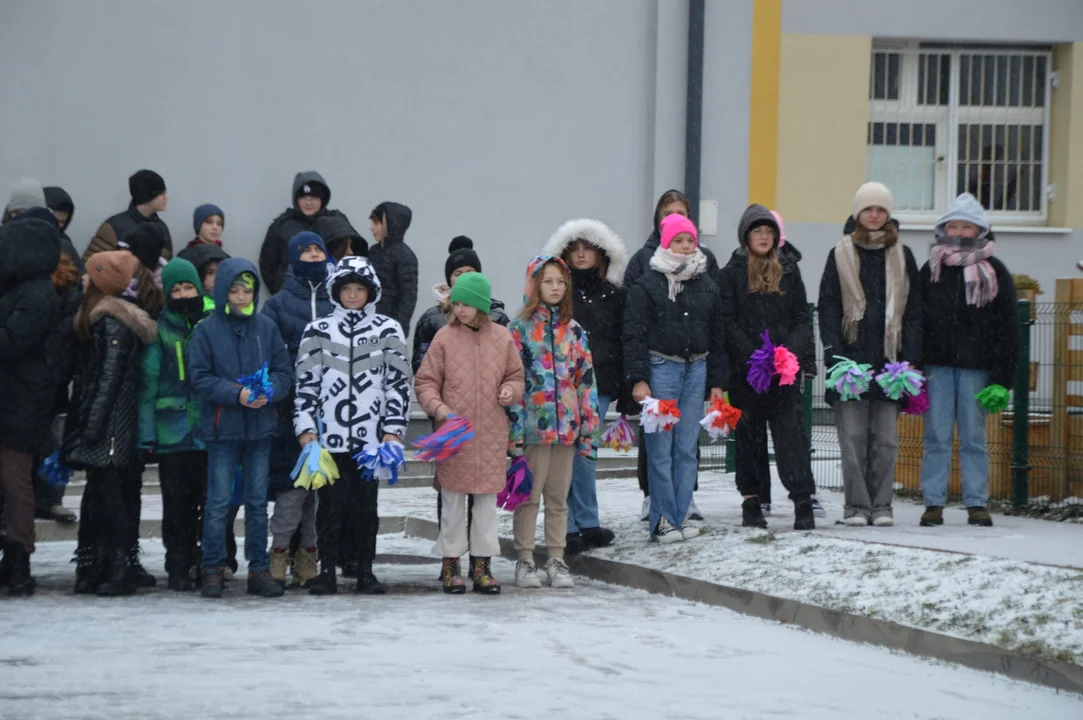 Otwarcie muralu w Szkole Podstawowej nr 1 im. Tadeusza Kościuszki w Puławach