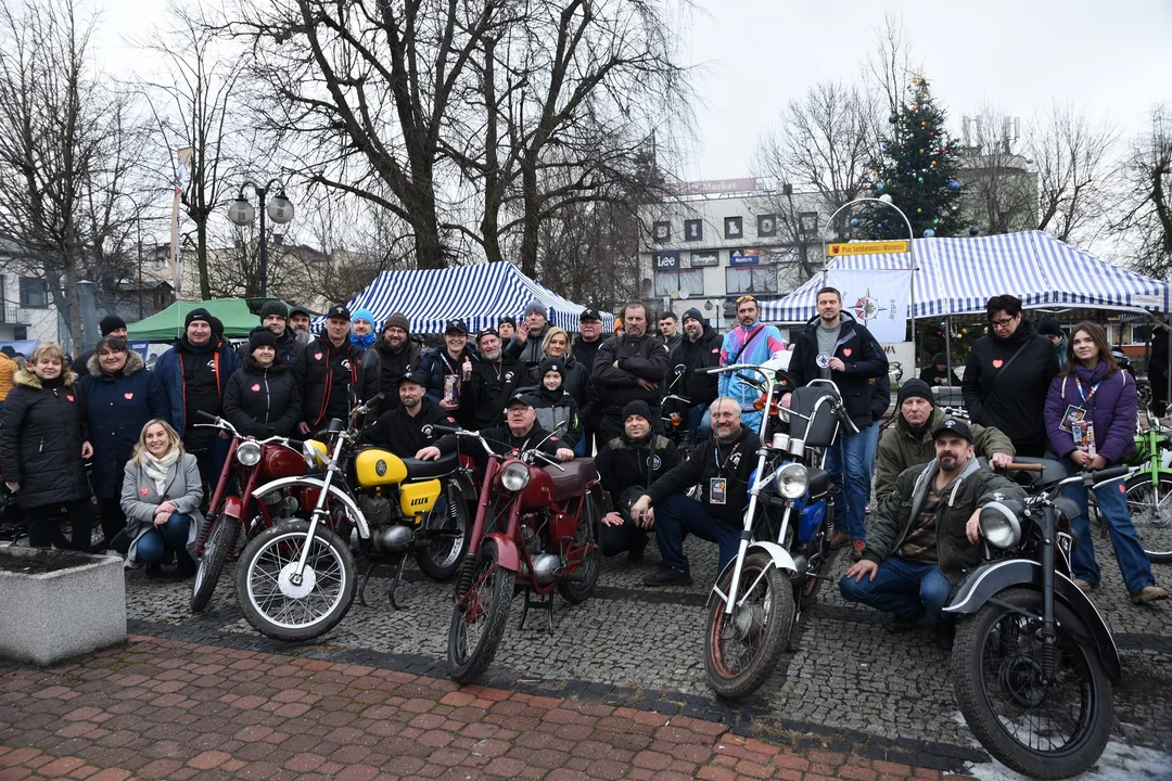 Motoweterani Łuków wsparli WOŚP