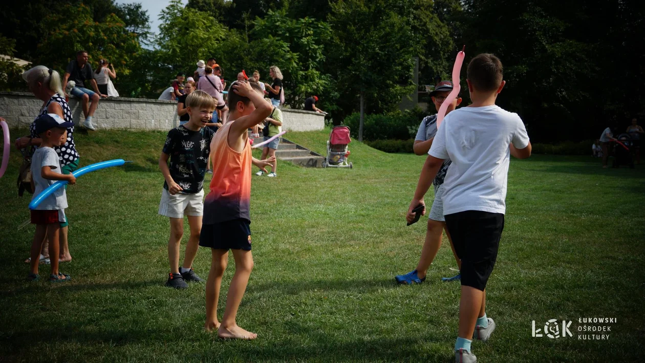 Festiwal Balonów, Baniek Mydlanych i Kolorów w Parku Miejskim w Łukowie