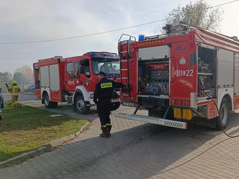 Opole Lubelskie: Pożar przyczepy kempingowej