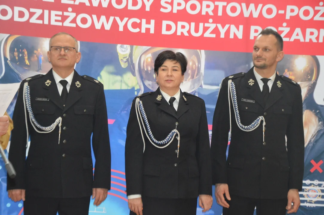 Halowe młodzieżowe zawody sportowo-pożarnicze w Górze Puławskiej