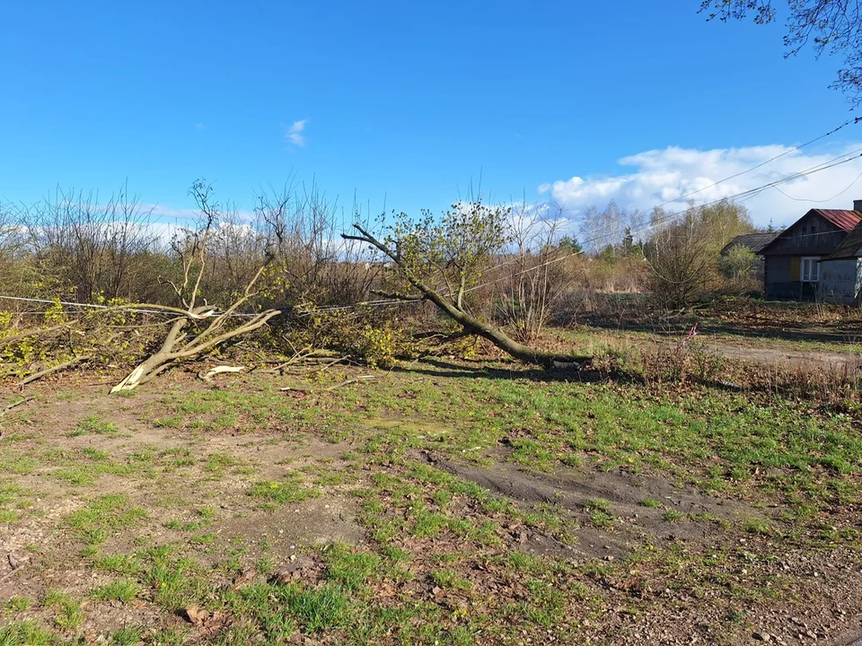 Nawałnica w pow. radzyńskim