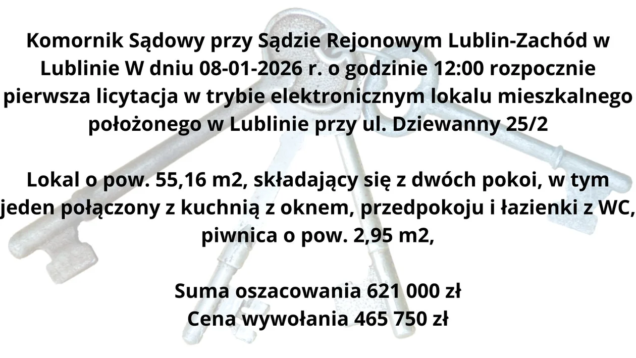 Licytacje komornicze mieszkań